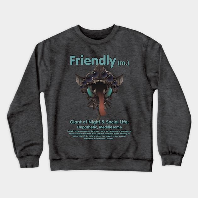 Friendly Crewneck Sweatshirt by Justwillow